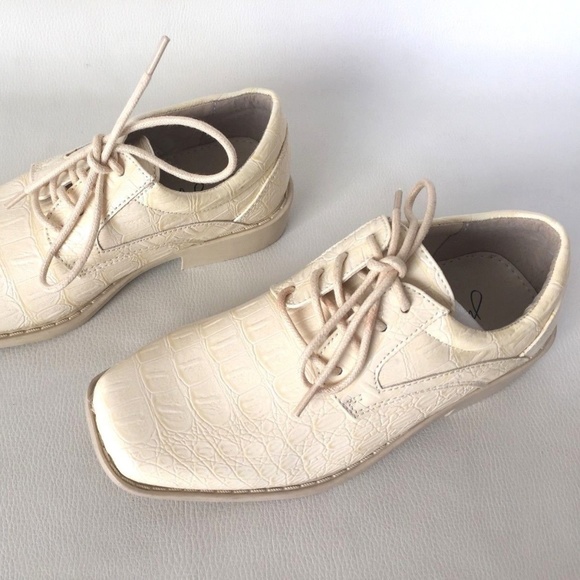 Jimi Jaymz Boys' Dress Shoes Ice (cream) Size 13.5 - Picture 3 of 7